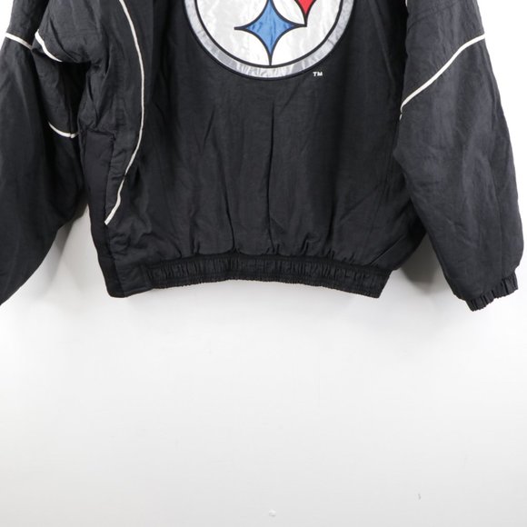 Vintage Starter Pittsburgh Steelers Hooded Jacket - Picture 11 of 12